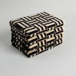 Baina Willis Pool Towel Sand Noir